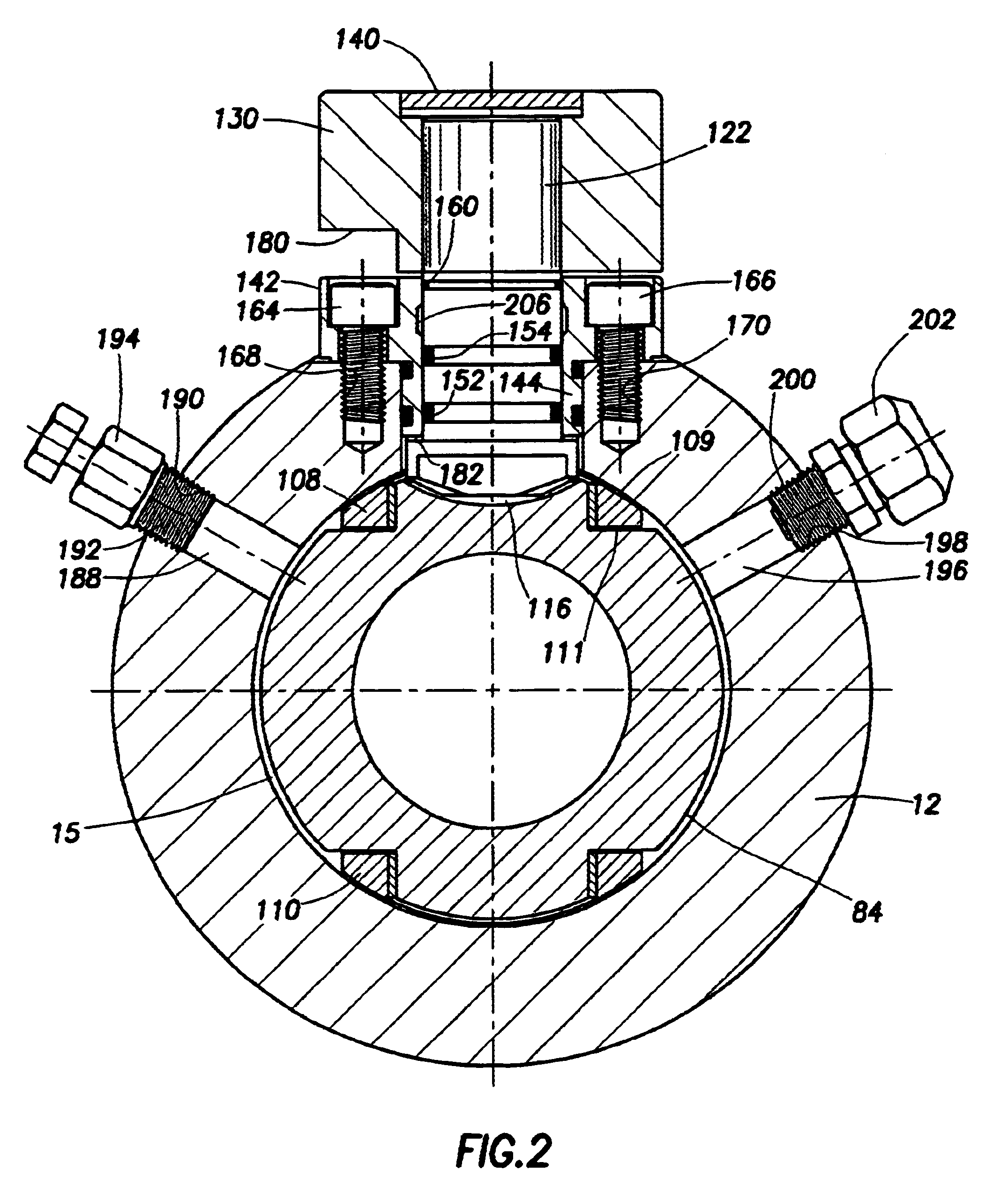 Compact manifold trunnion ball valve