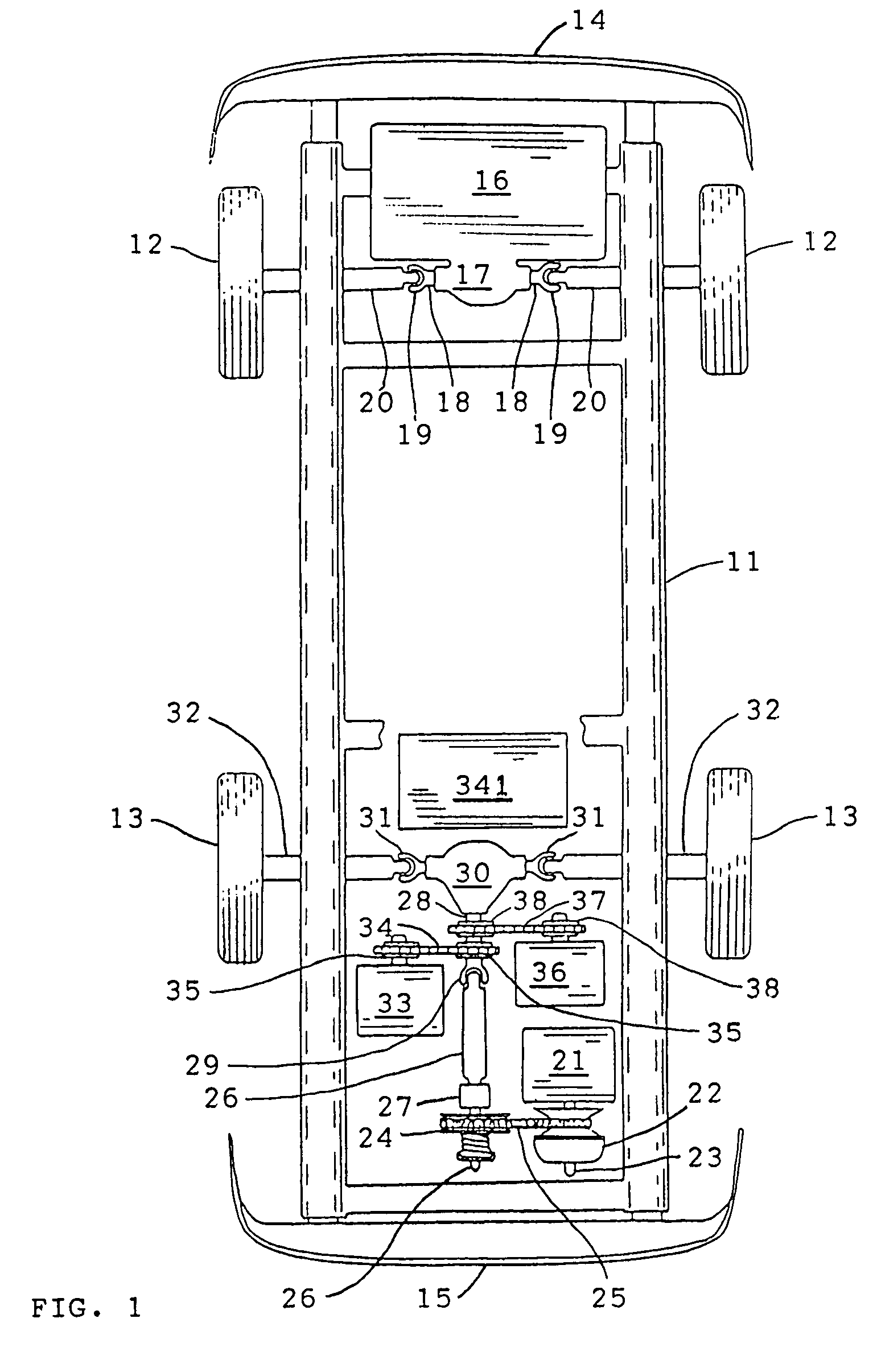 Motor vehicle with a primary engine for acceleration and secondary engine augmented by an electric motor for cruising