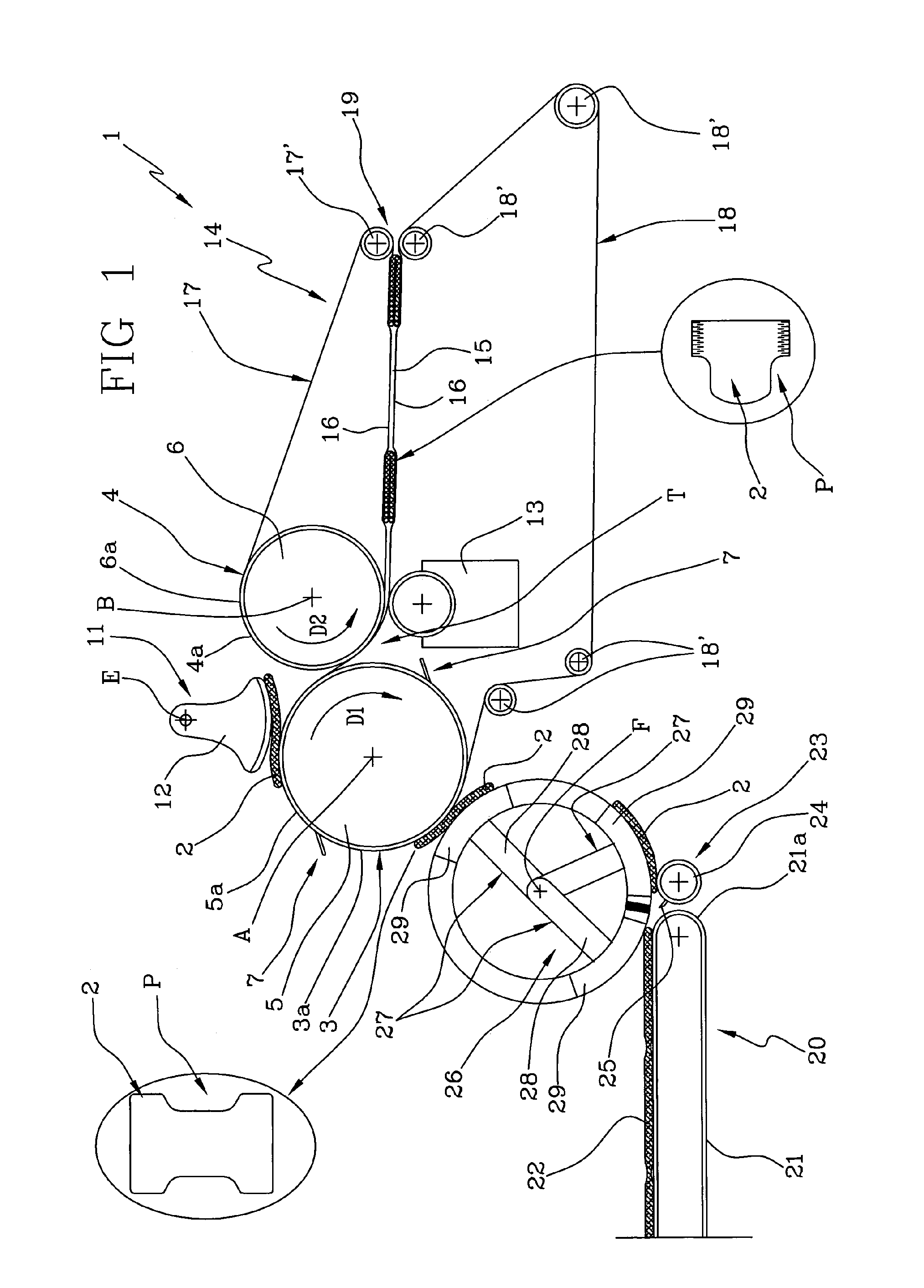 Machine and a method for folding nappy/diaper blanks