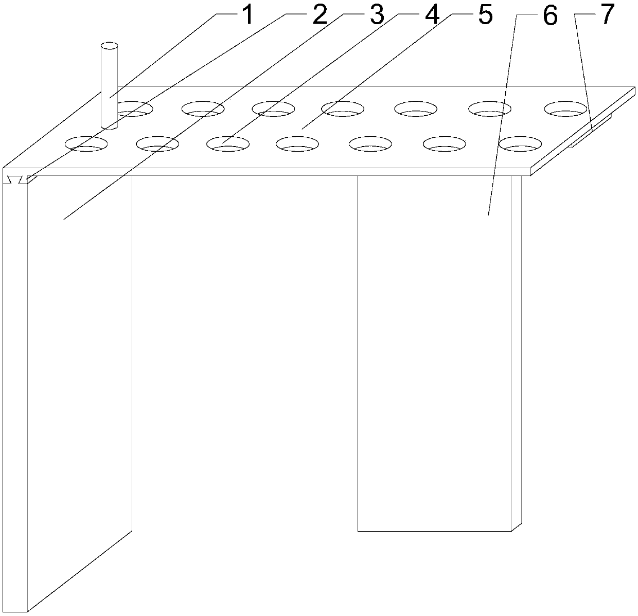 Wire tube fixing clamp