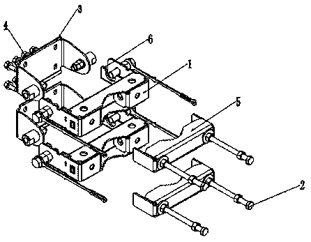 Double-spliced antenna mounting assembly