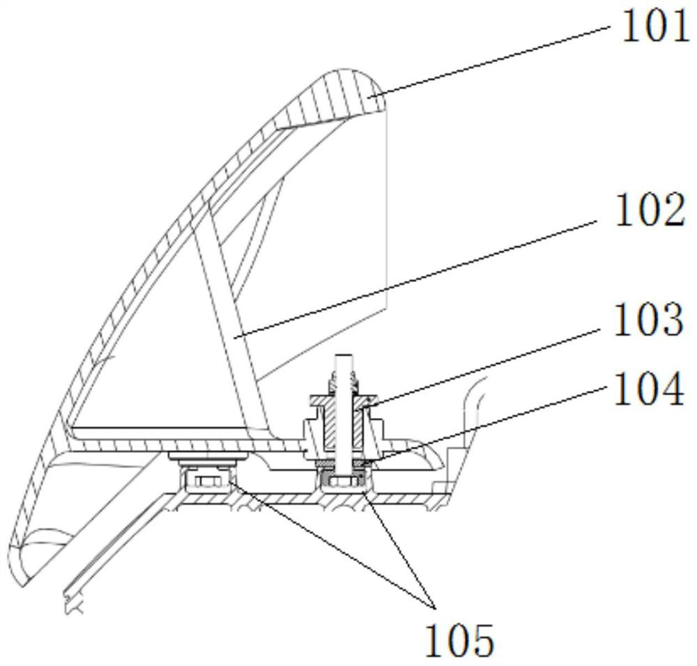 Roof deflector, rail vehicle and roof deflector installation method