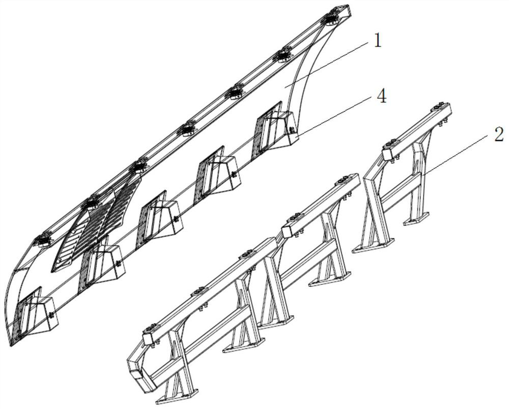 Roof deflector, rail vehicle and roof deflector installation method