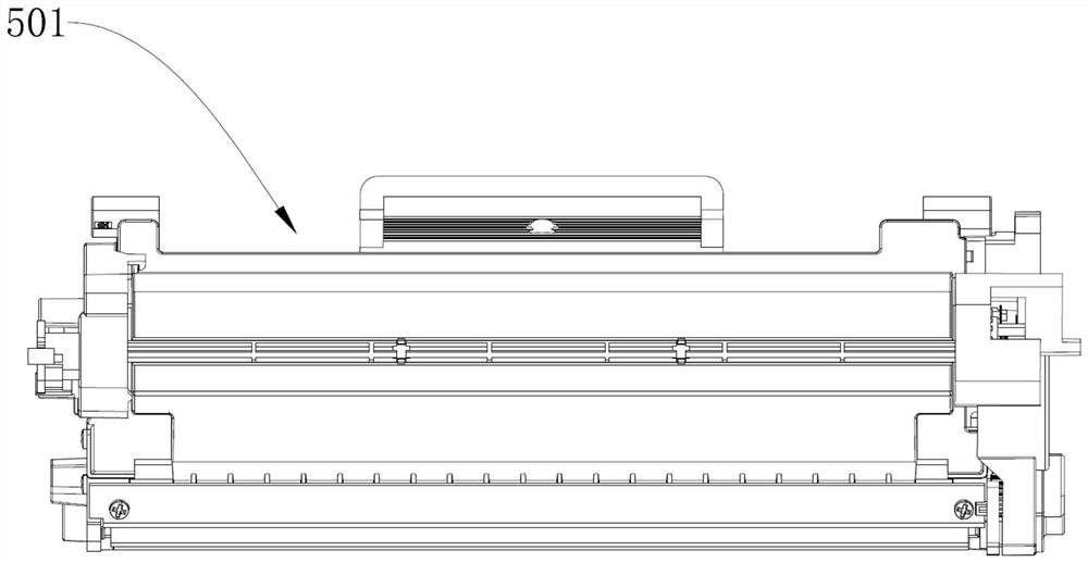 Developing box with detection function