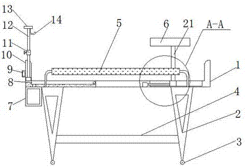 Intelligent remote control medical treatment sickbed