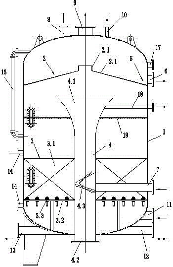 Modularized rotational-flow air-flotation filtering device