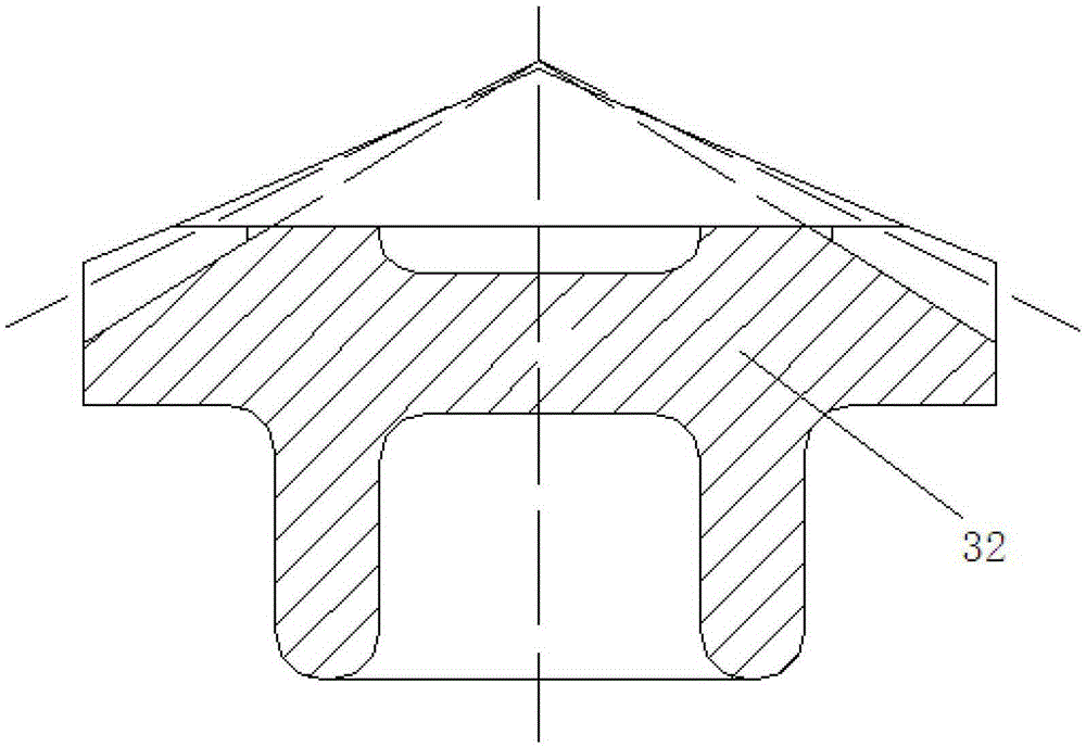 Warm and cold precision forming method of large modulus and high boss bevel gear