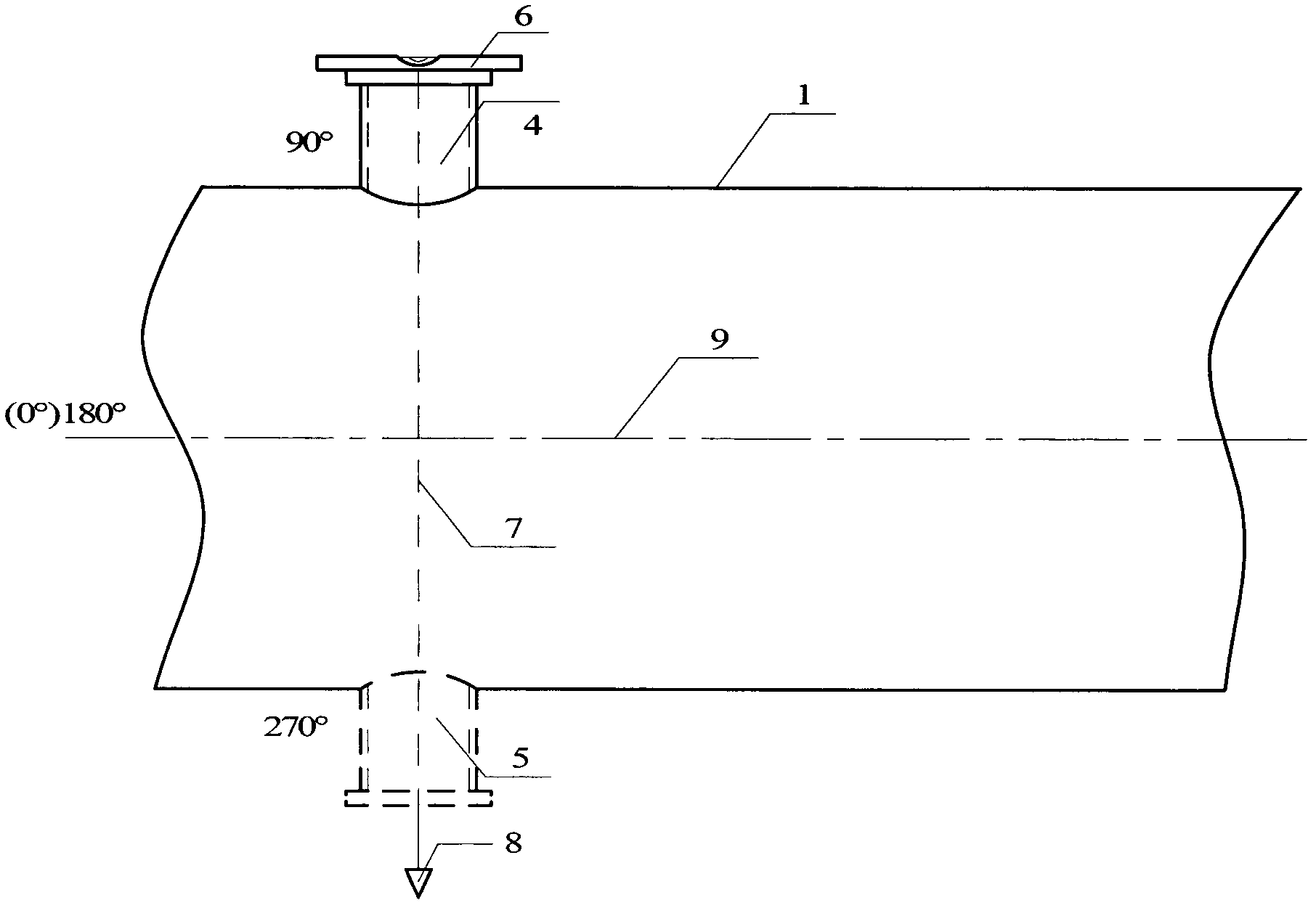Method for assembling and detecting barrel connecting pipe