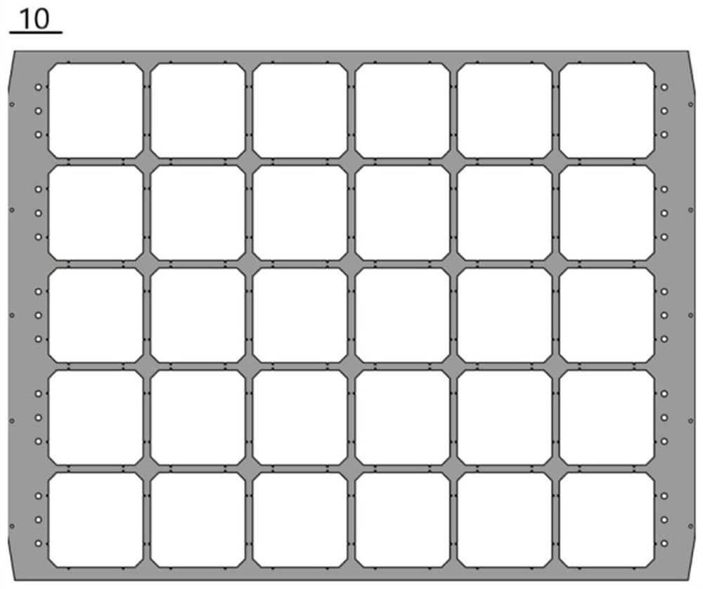 The saturation method of the graphite frame and the graphite frame