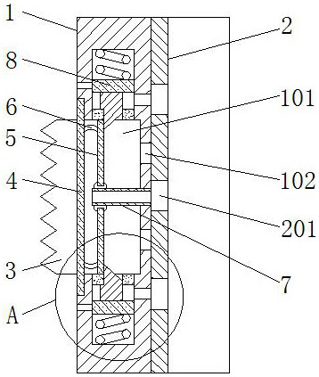 Hydraulic anchor for sand fracturing operation of oil and gas well