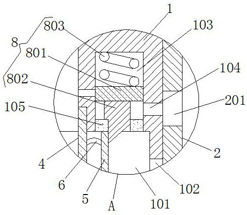 Hydraulic anchor for sand fracturing operation of oil and gas well