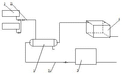 Concrete tubular pile still kettle residual air recovery system