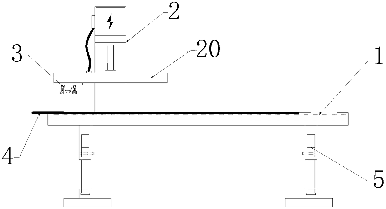 Blank pressing mechanism of curtain welding machine