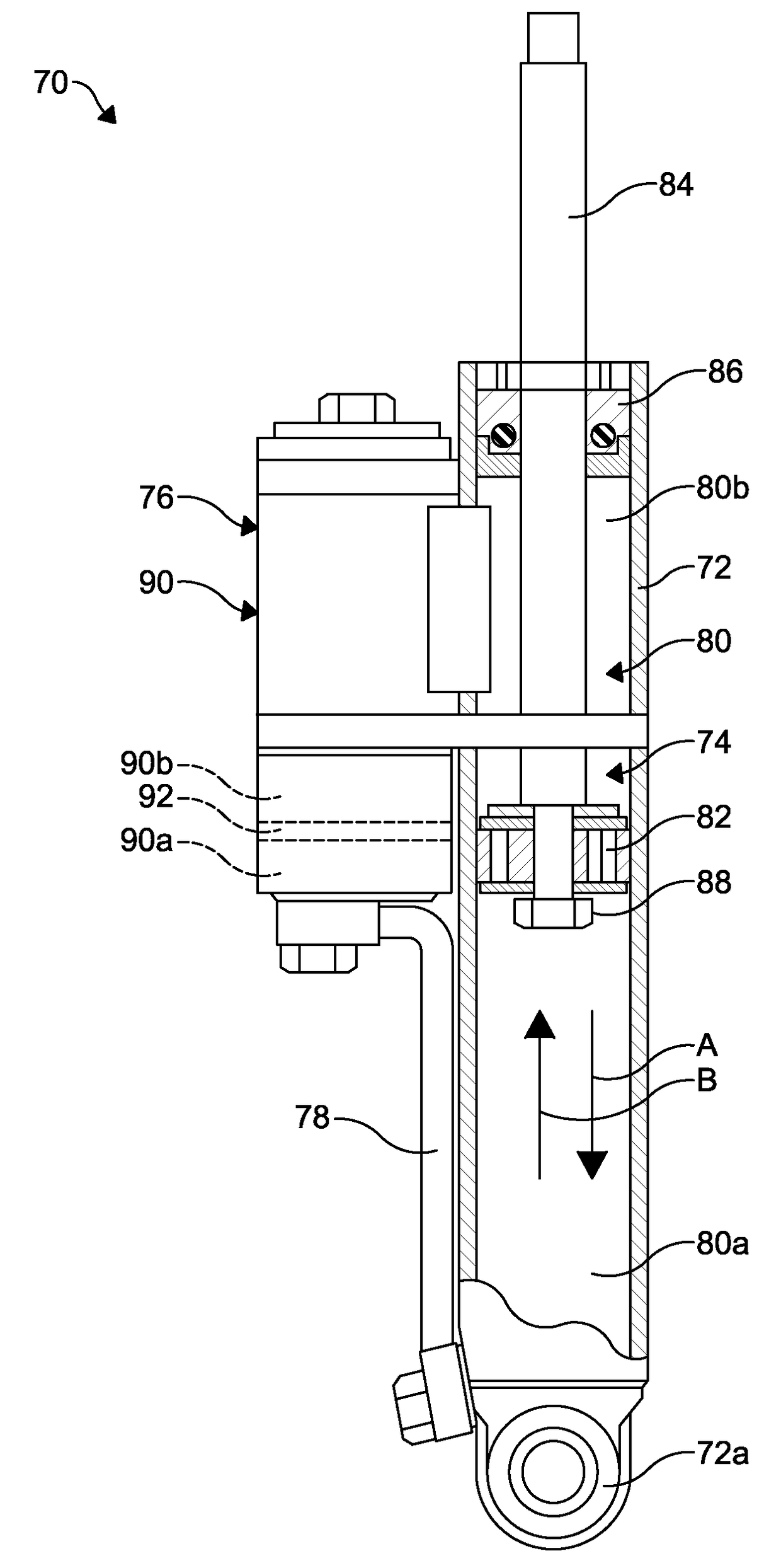 Three speed adjustable shock absorber having one or more microvalves