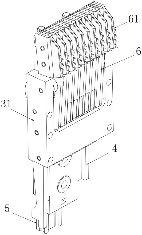 A pulling device for a knitting machine