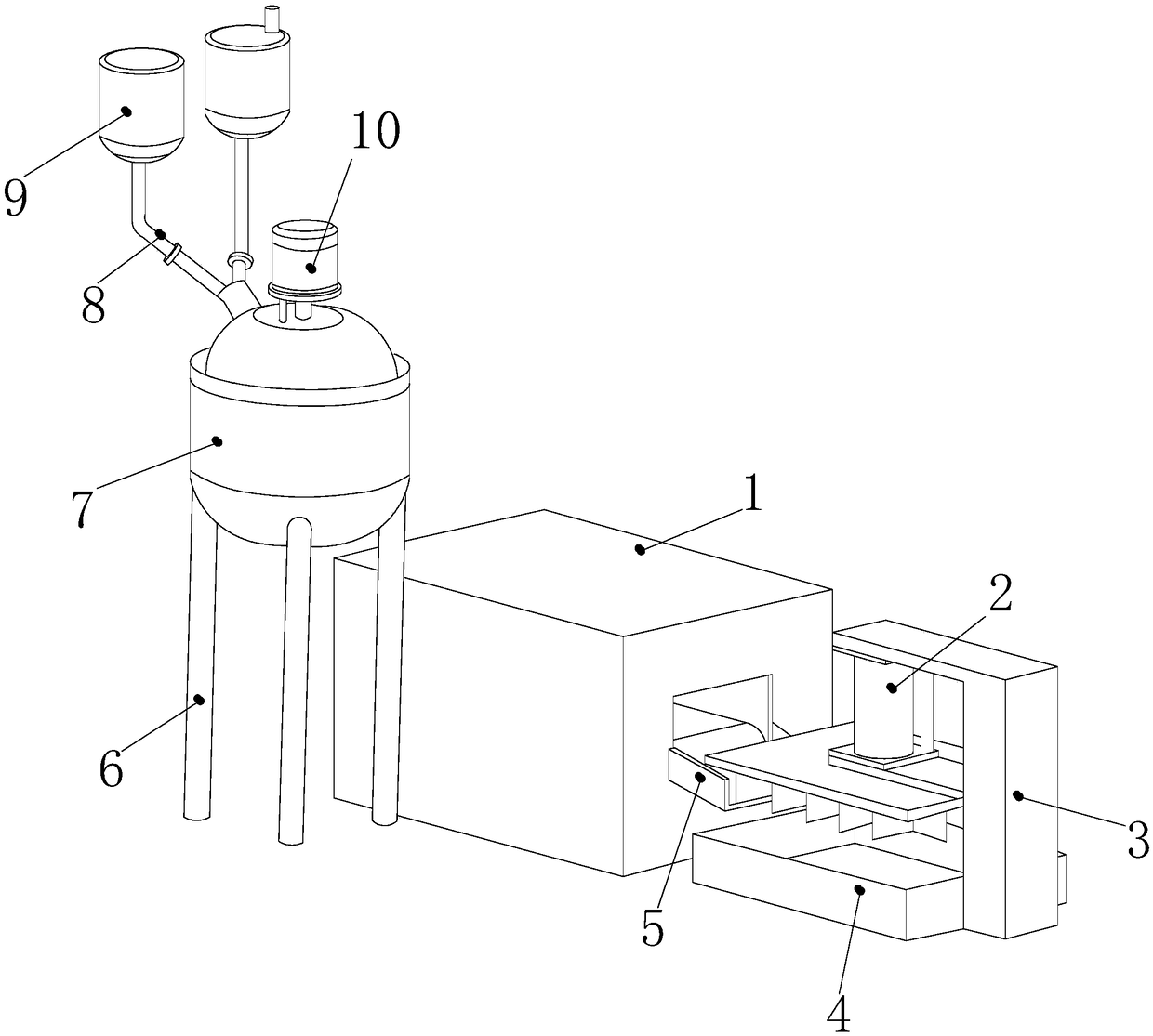 Municipal sludge treatment device