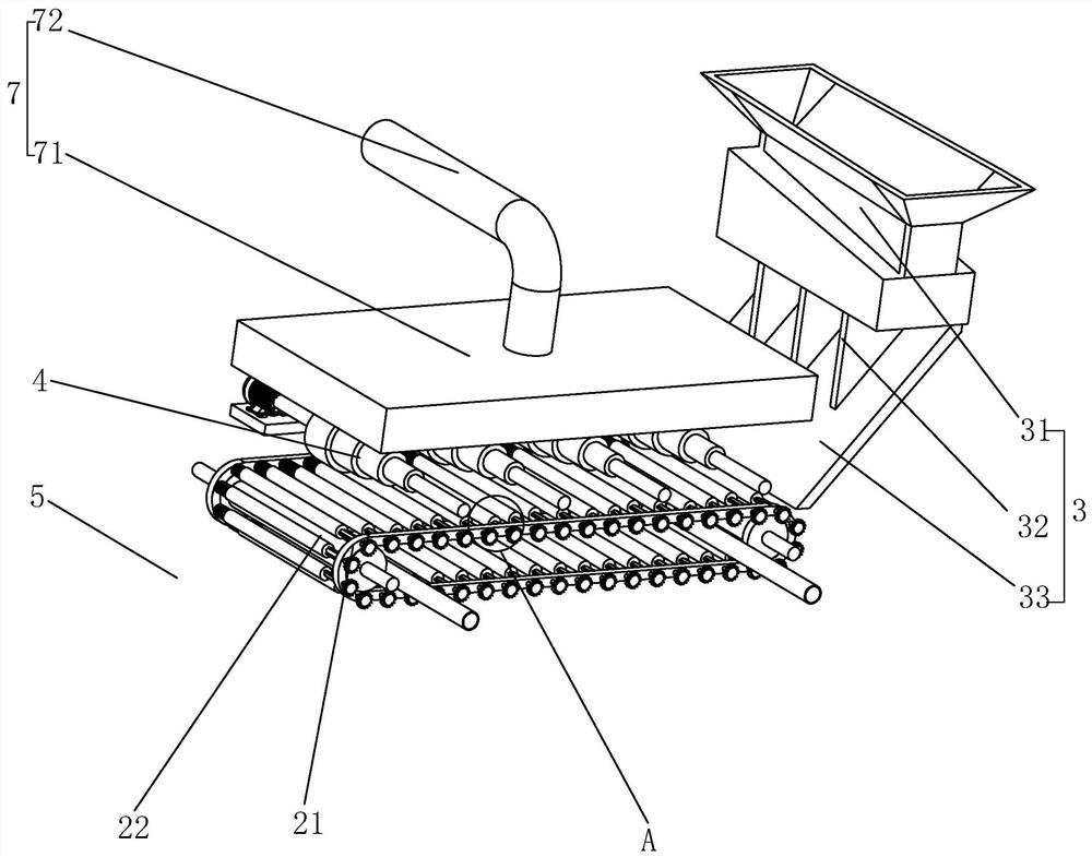 A kind of efficient cleaning device for oranges