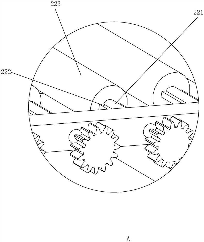 A kind of efficient cleaning device for oranges