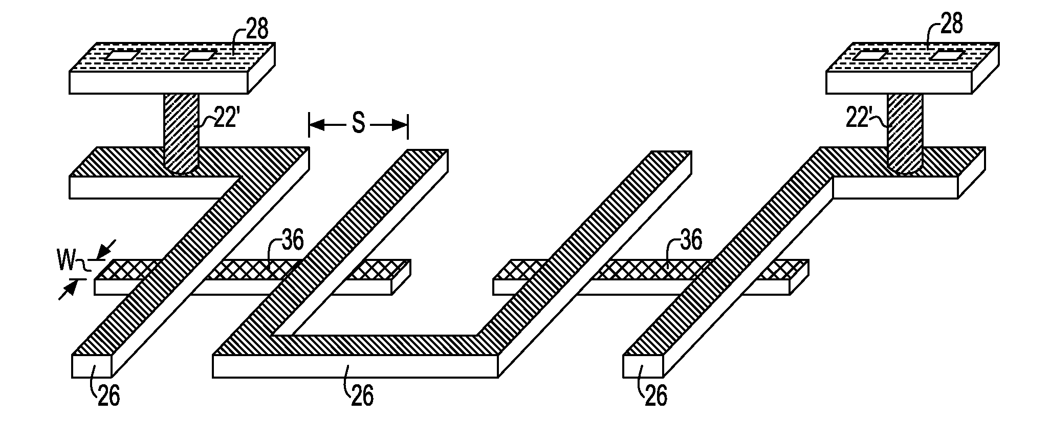 Contact Resistance Test Structure and Method Suitable for Three-Dimensional Integrated Circuits