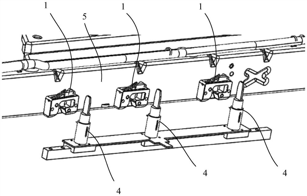 Battery lock system, electric vehicle and battery pack unlocking equipment