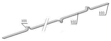 A flat double-layer power signal transmission cable and its forming method