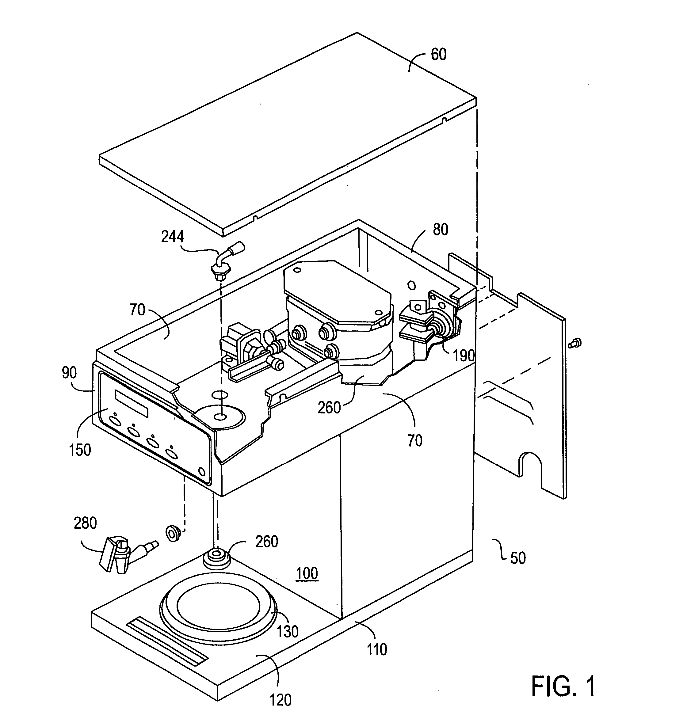 Brewing apparatus with pre-infusion and pulse brewing