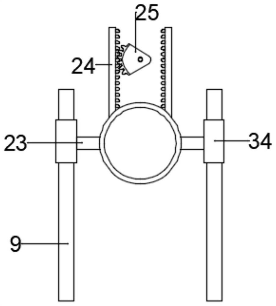 Mechanical part surface polishing device