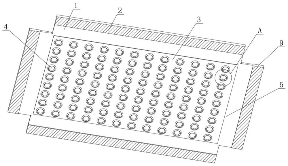 Plate sealing film for sealing full-skirt 96-hole reaction plate