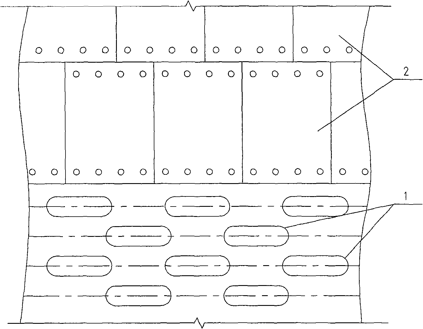 Cooling process of blast furnace bosh