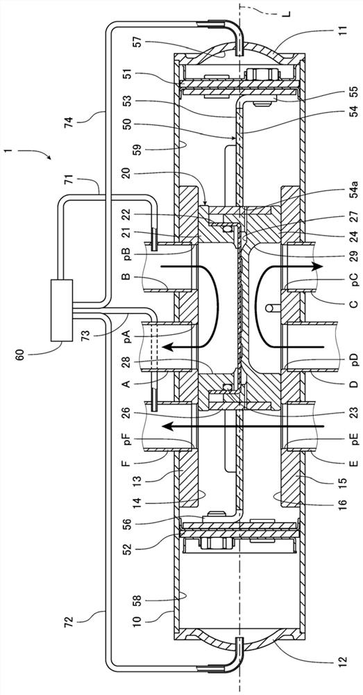 Flow path switching valve