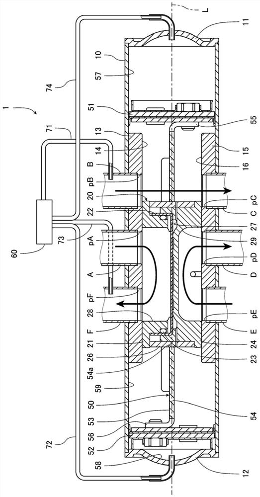 Flow path switching valve