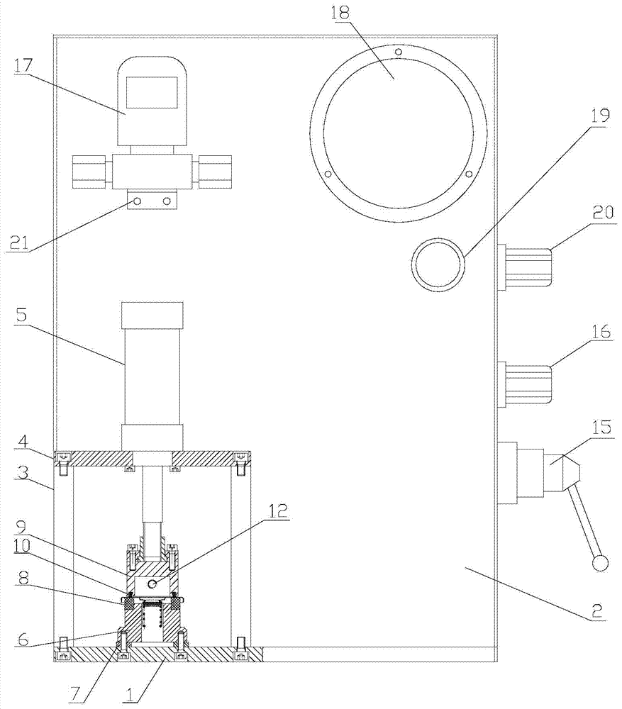 Oil filter bypass valve opening pressure gas detection device