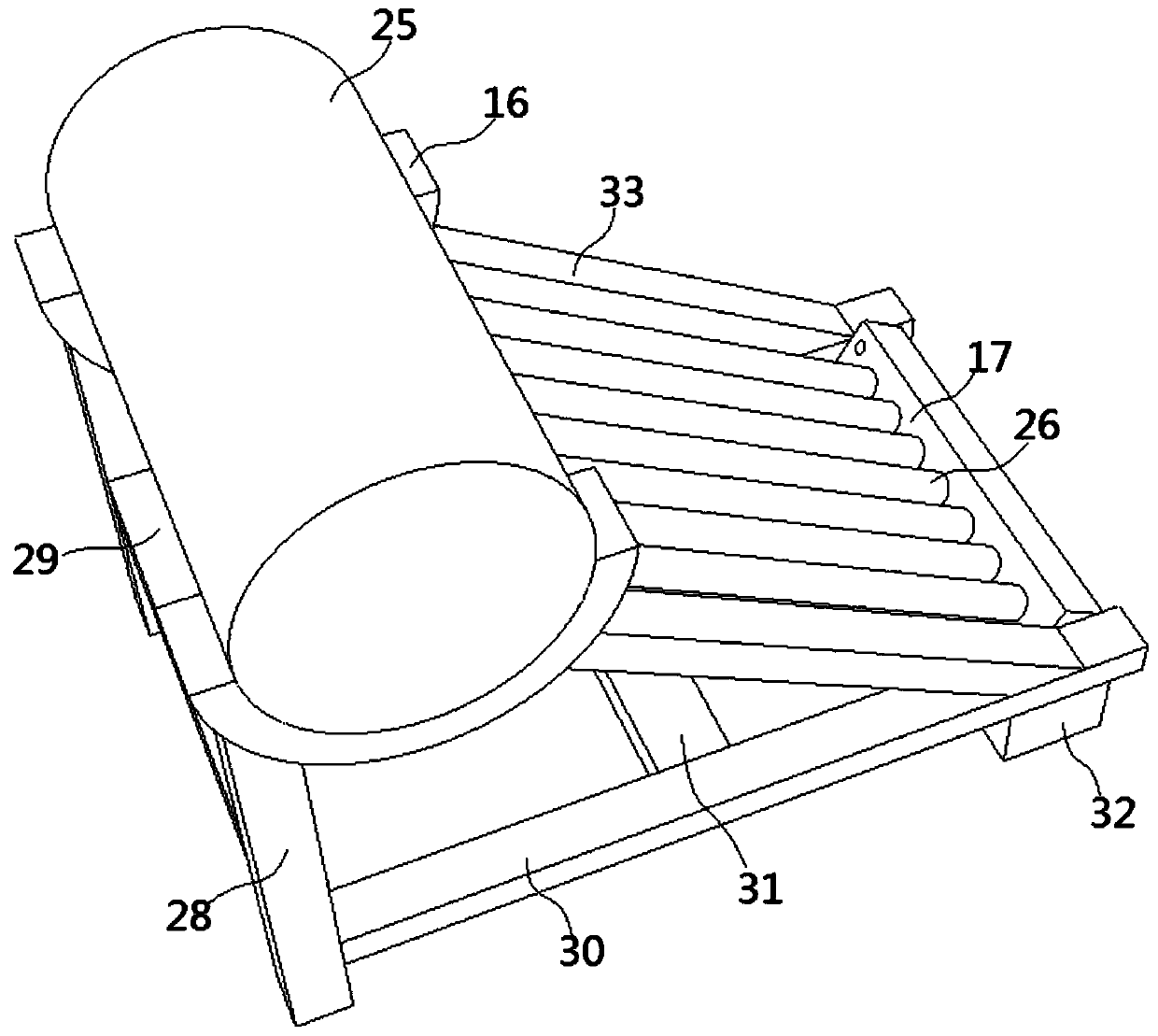 Protective device for solar water heater and use method thereof