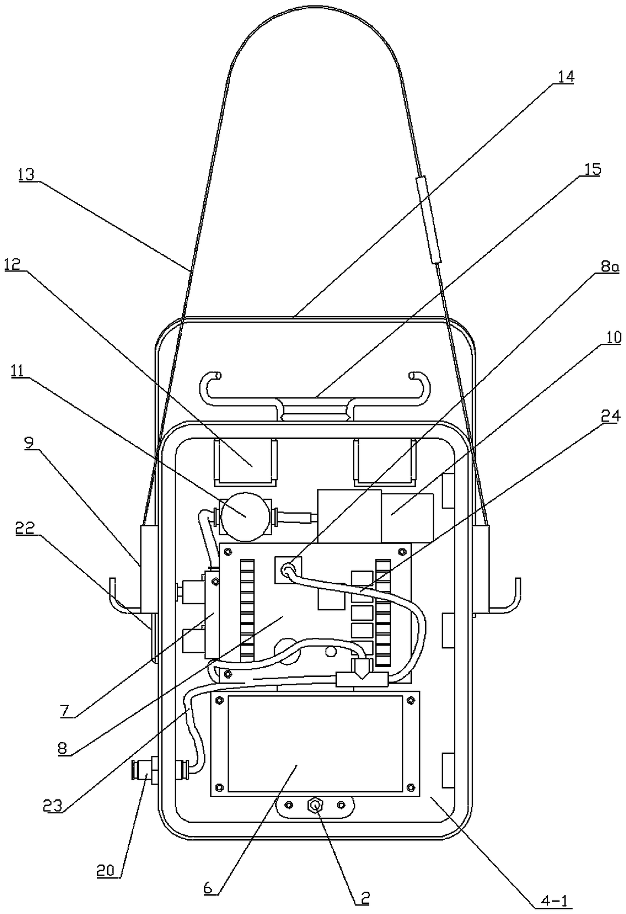 Pressurized bag portable infusion device