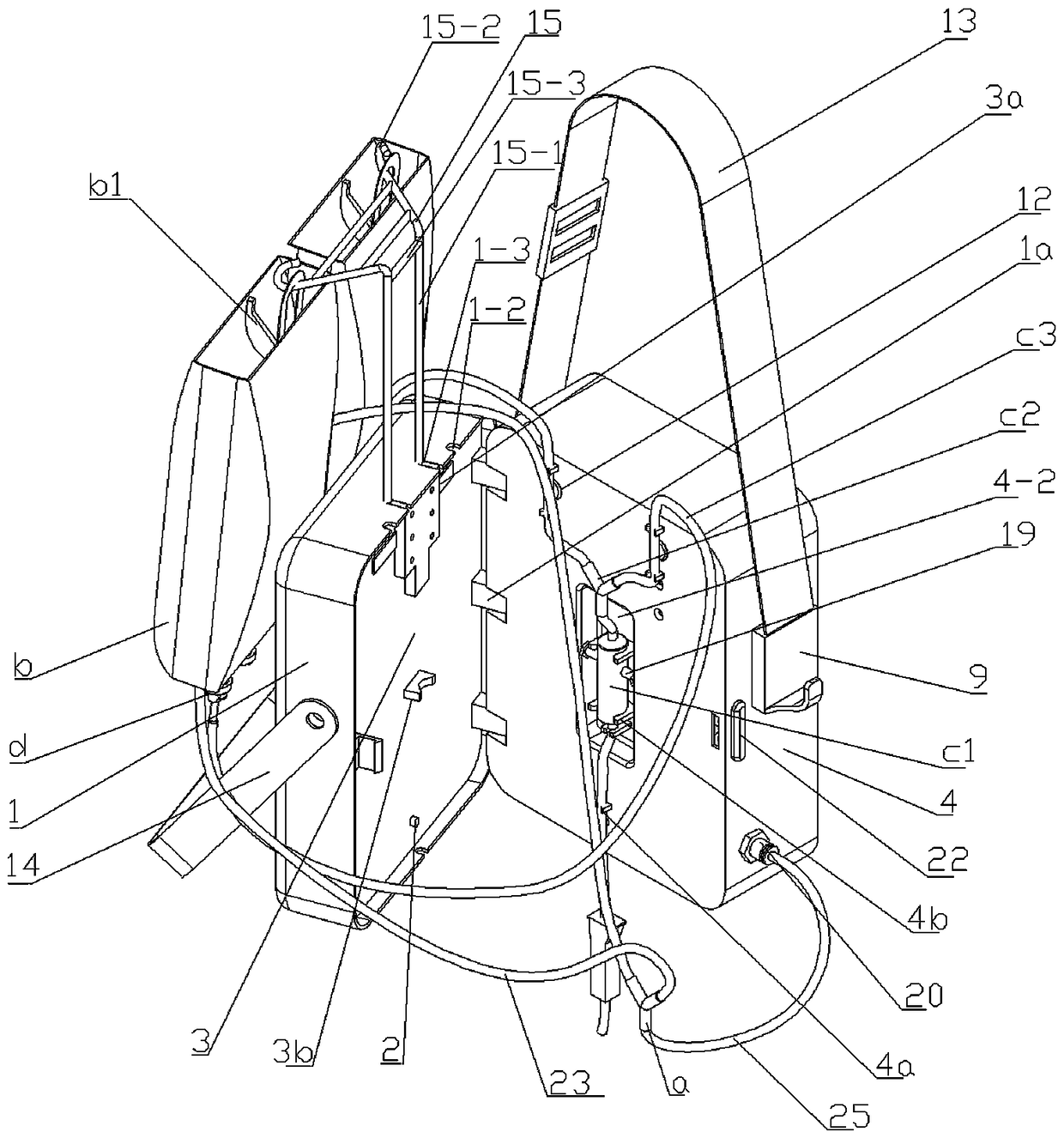 Pressurized bag portable infusion device