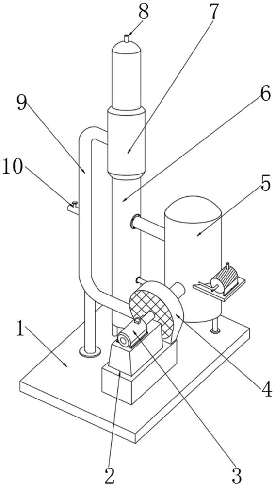 MVR (Mechanical Vapor Recompression) wastewater treatment device and use method thereof