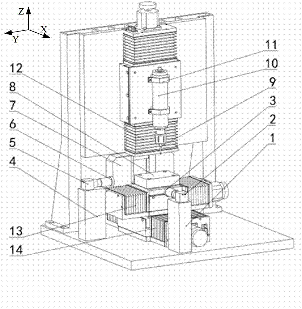 Tool setting device and method of mini-type numerical control milling machine