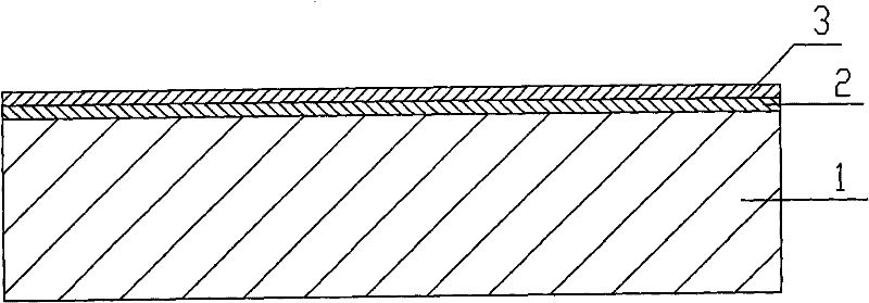 Method for preparing microwave power device by composite mask plate