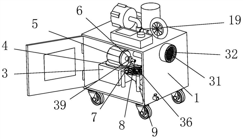 Production and spraying equipment of automobile standard component