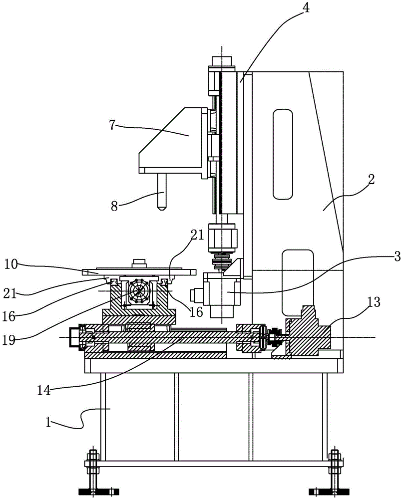 Welding device suitable for aerospace discontinuous lattice core-added double-skin barrel shell structure