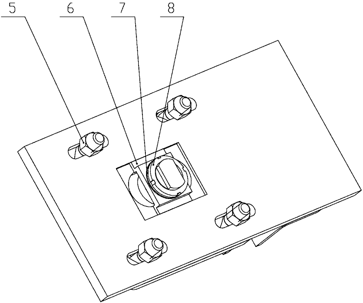 A support device with functions of lateral movement and horizontal rotation adjustment