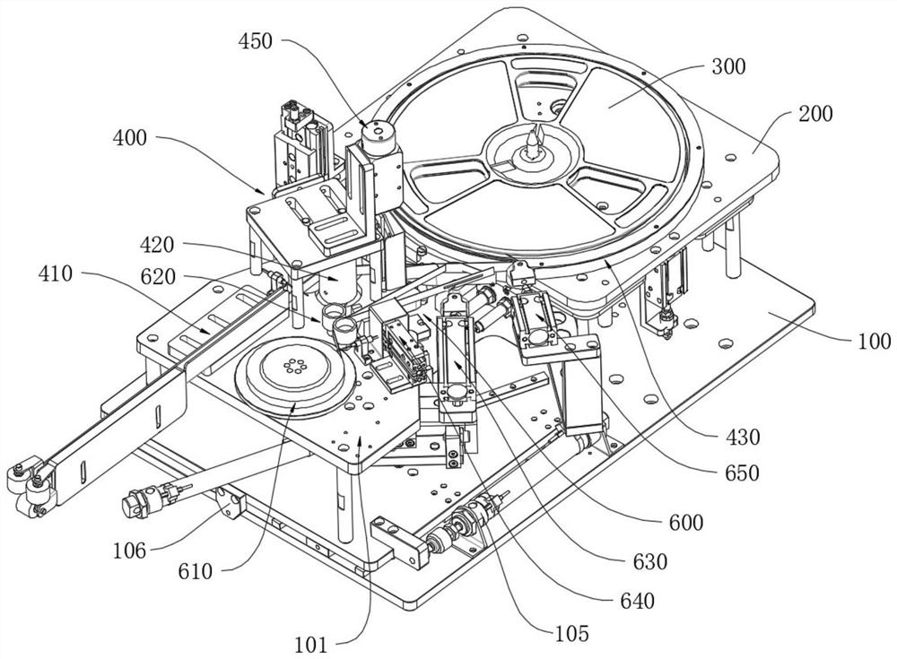 Device for packaging rear end of disc-shape chip