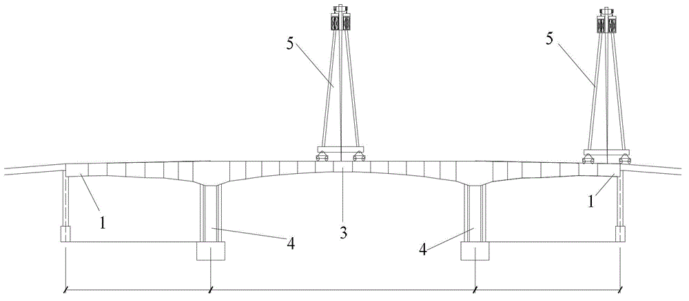 Demolition method and hoisting device of large section concrete box girder