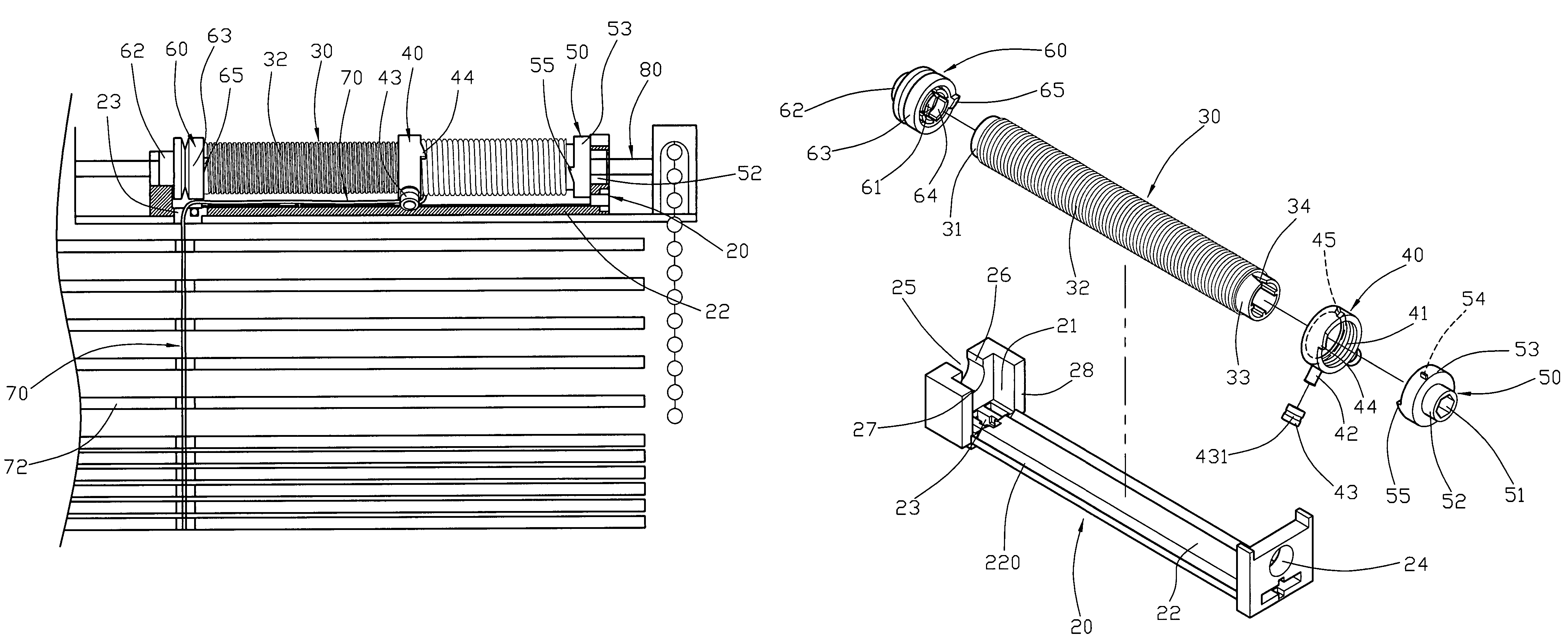 Winding mechanism for a window blind