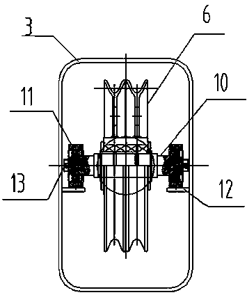 Telescopic boom of marine crane