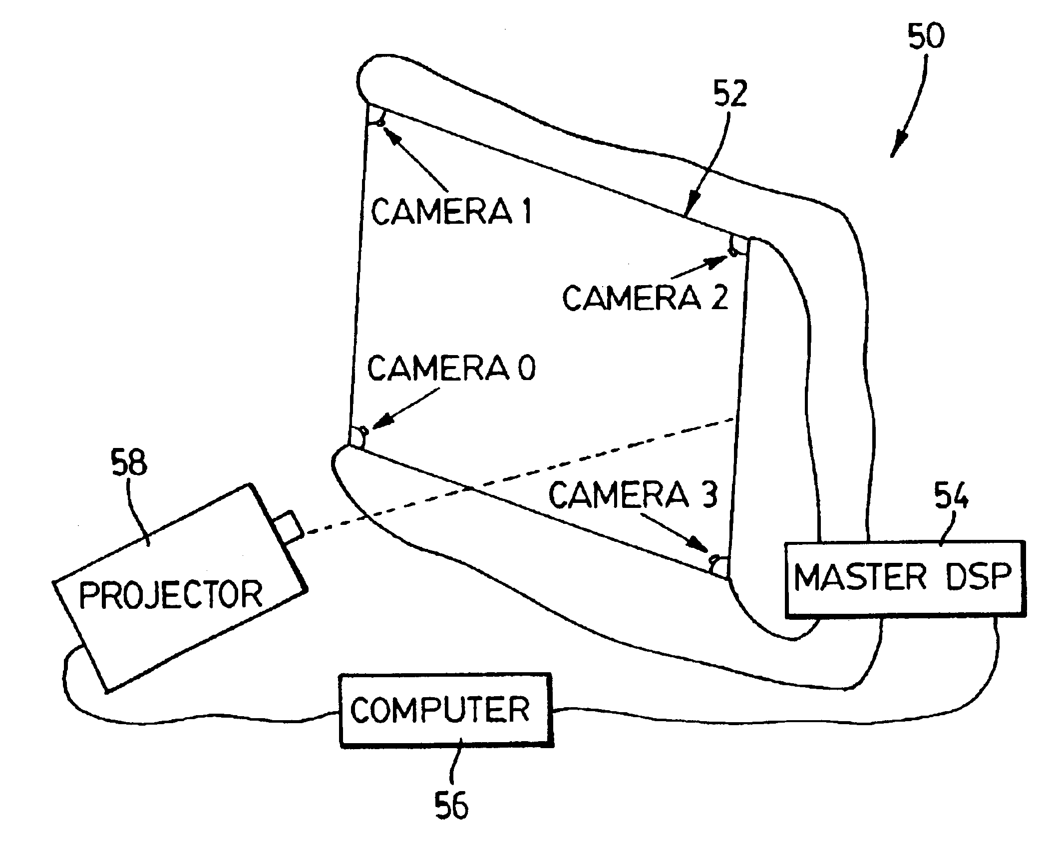 Size/scale and orientation determination of a pointer in a camera-based touch system