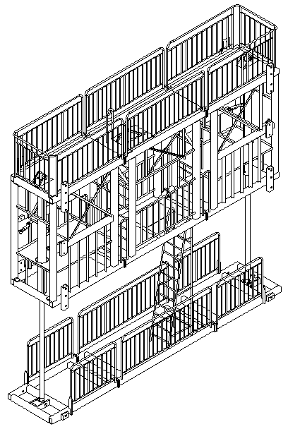 Gate slot construction method and device for gate