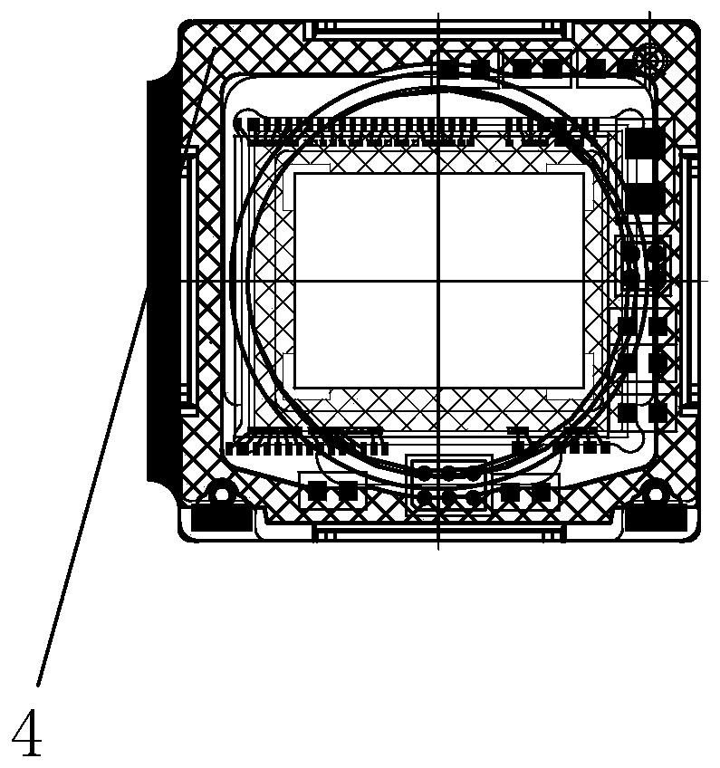 COB camera module and packaging method thereof