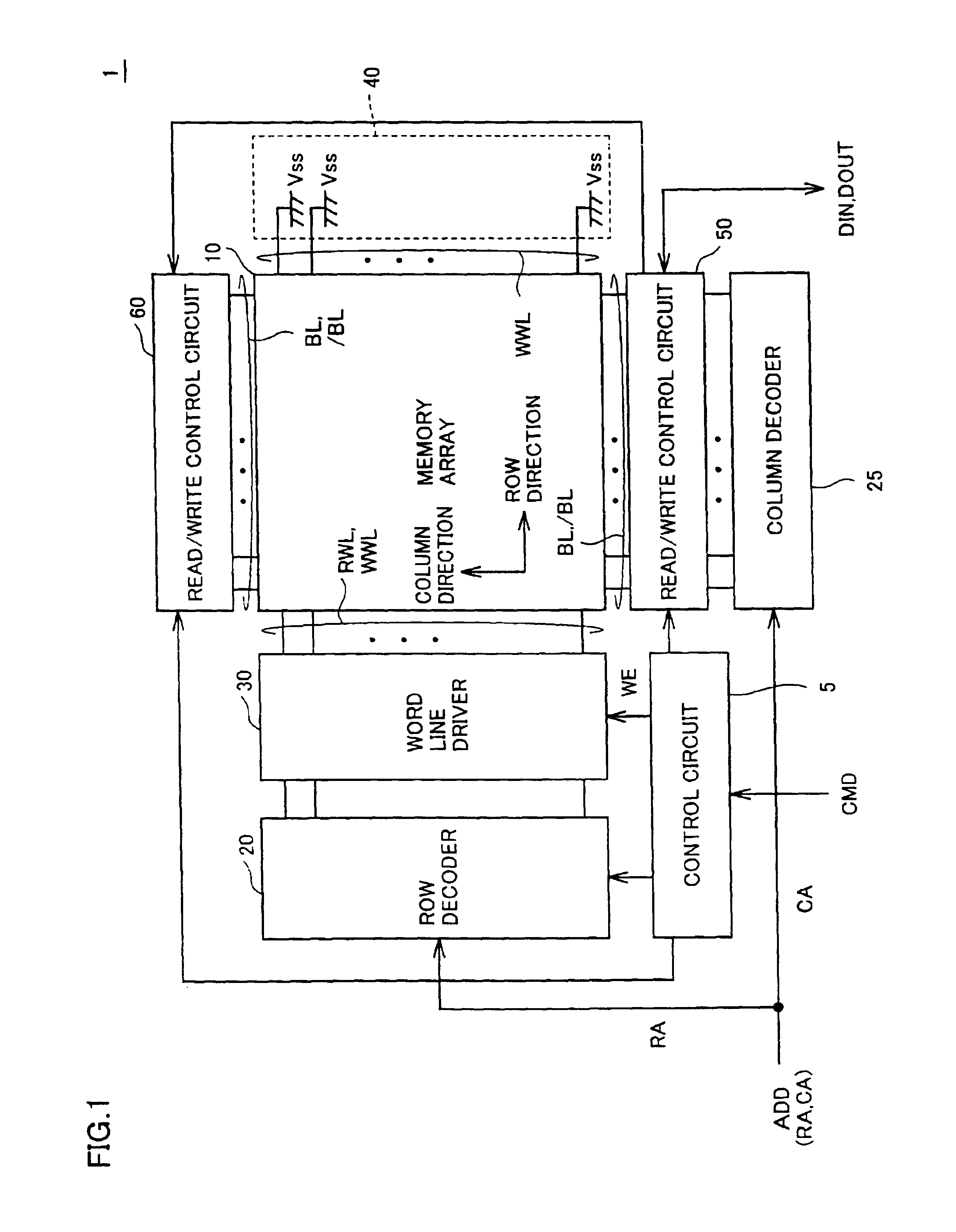 Thin film magnetic memory device having data read current tuning function