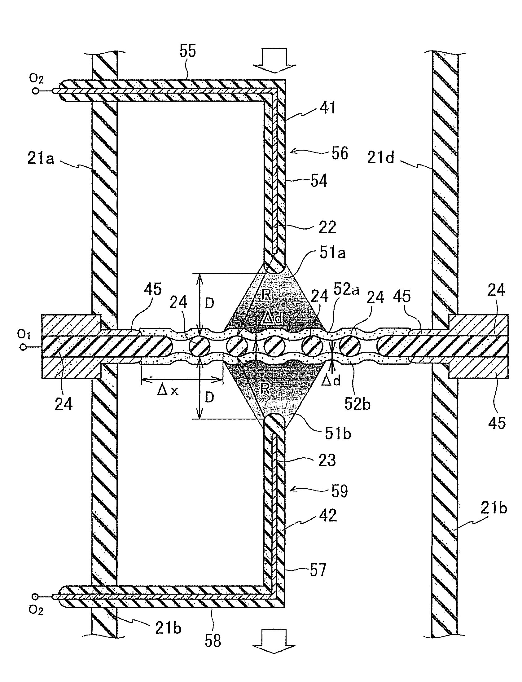 Gas reforming device